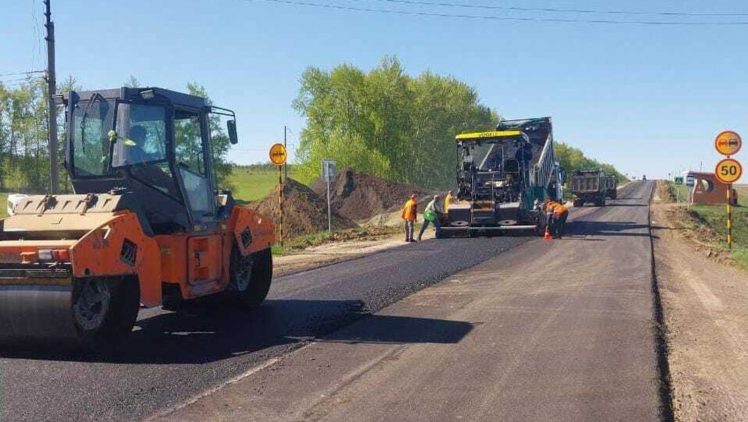 Минтранс РБ Дорожники Башкирии ведут ремонт дороги Шаран – Новобалтачево – Андреевка